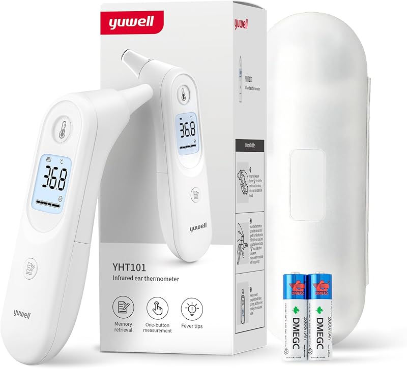 yuwell YHT101 Ear Thermometer for Kids and Adults Digital Infrared