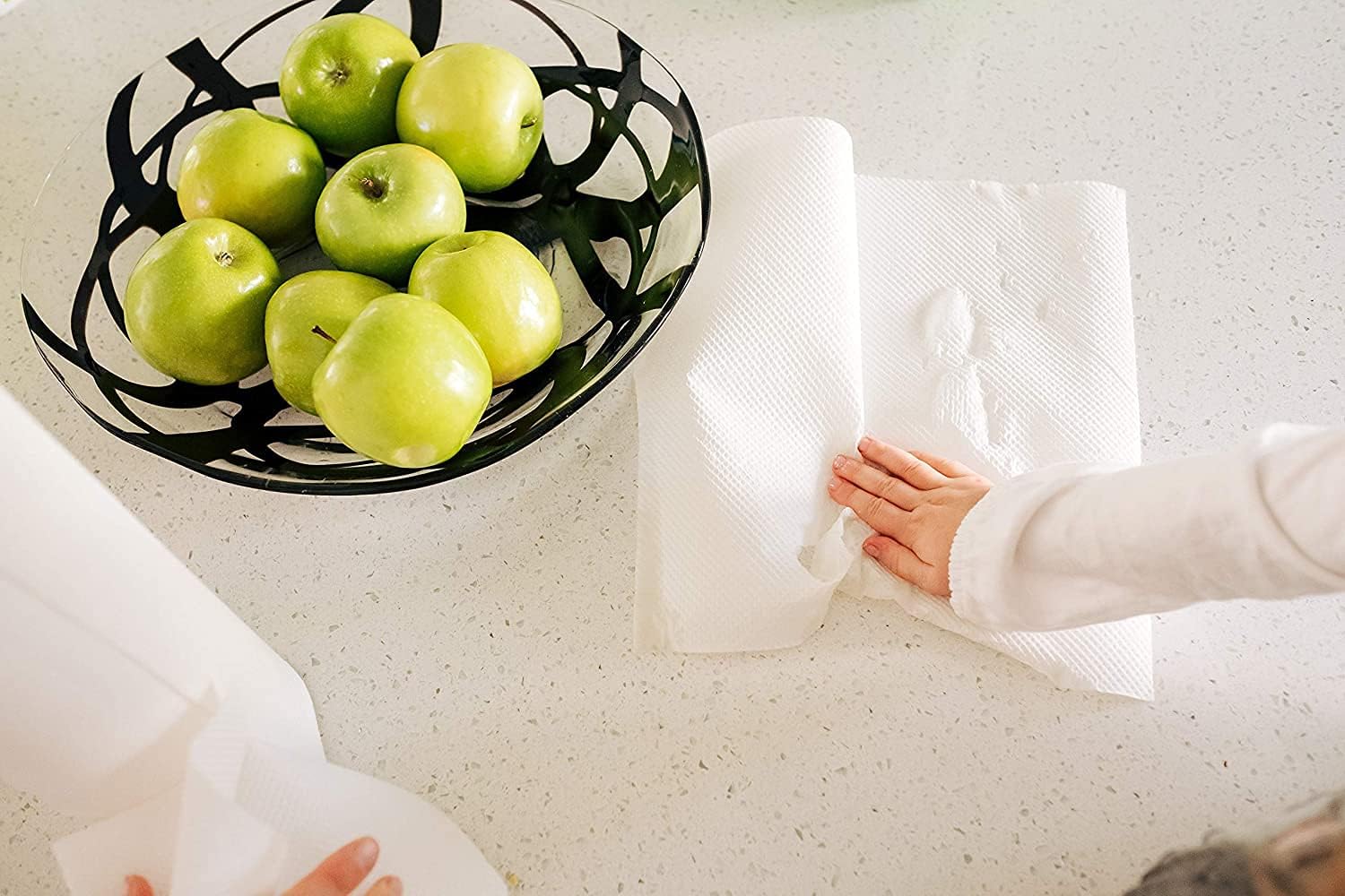 Caboo Tree Free Bamboo Paper Towels, 6 Rolls, Earth Friendly Sustainable Kitchen Paper Towels with Strong 2 Ply Sheets: Health & Personal Care