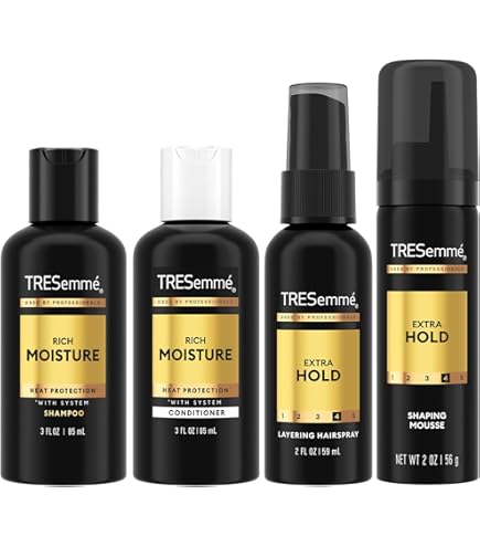 Amazon.com : TRESemmé Travel Shampoo, Conditioner & Hair Gel