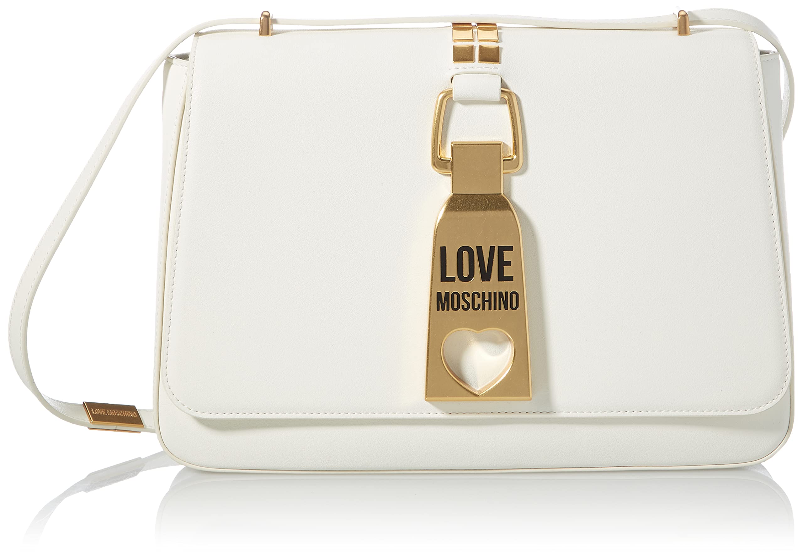 Love Moschino Women's Ss21 Pre-Collection Shoulder Bag, White, Standard