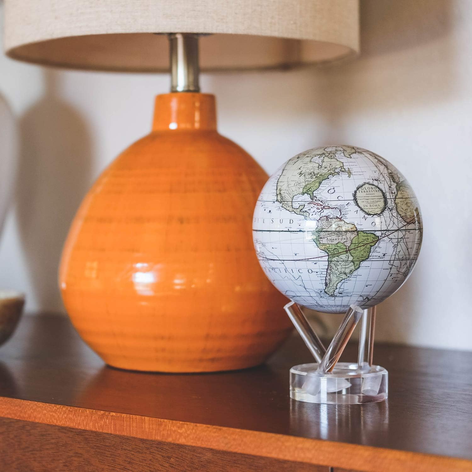 MOVA Globe - Antique Cassini White Signature (6") - Image 5
