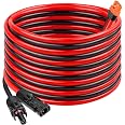 10AWG 25FT Solar Panel To XT60i Cable - Adapter Cable For Portable Power Stations With Reverse Polarity Protection