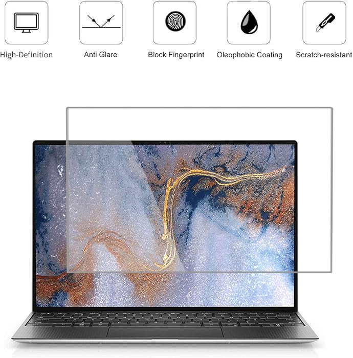 KEANBOLL 3 Pack Matte Anti-Glare Screen Protector for New Dell XPS 13 9300 13.4-Inch Laptop, Help for Your Eyes Reduce Fatigue, Anti Fingerprint