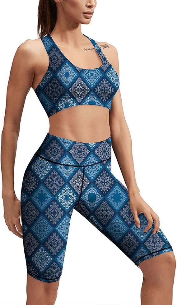 Floral Tribal Ethnic Detailed Squares Patchwork Inspired