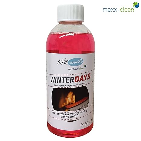 Maxxi Clean Air Scents 500ml – Winterdays – pure Dufkomposition – Raumluftverbesserungskonzentrat