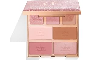 Charlotte Tilbury Instant Look in a Palette - Powder Face Makeup for Eyes & Cheeks - Powder Bronzer, Highlighter & Blush for the Perfect Summer-Fresh Glow - Dreamy, Bronzed Beauty