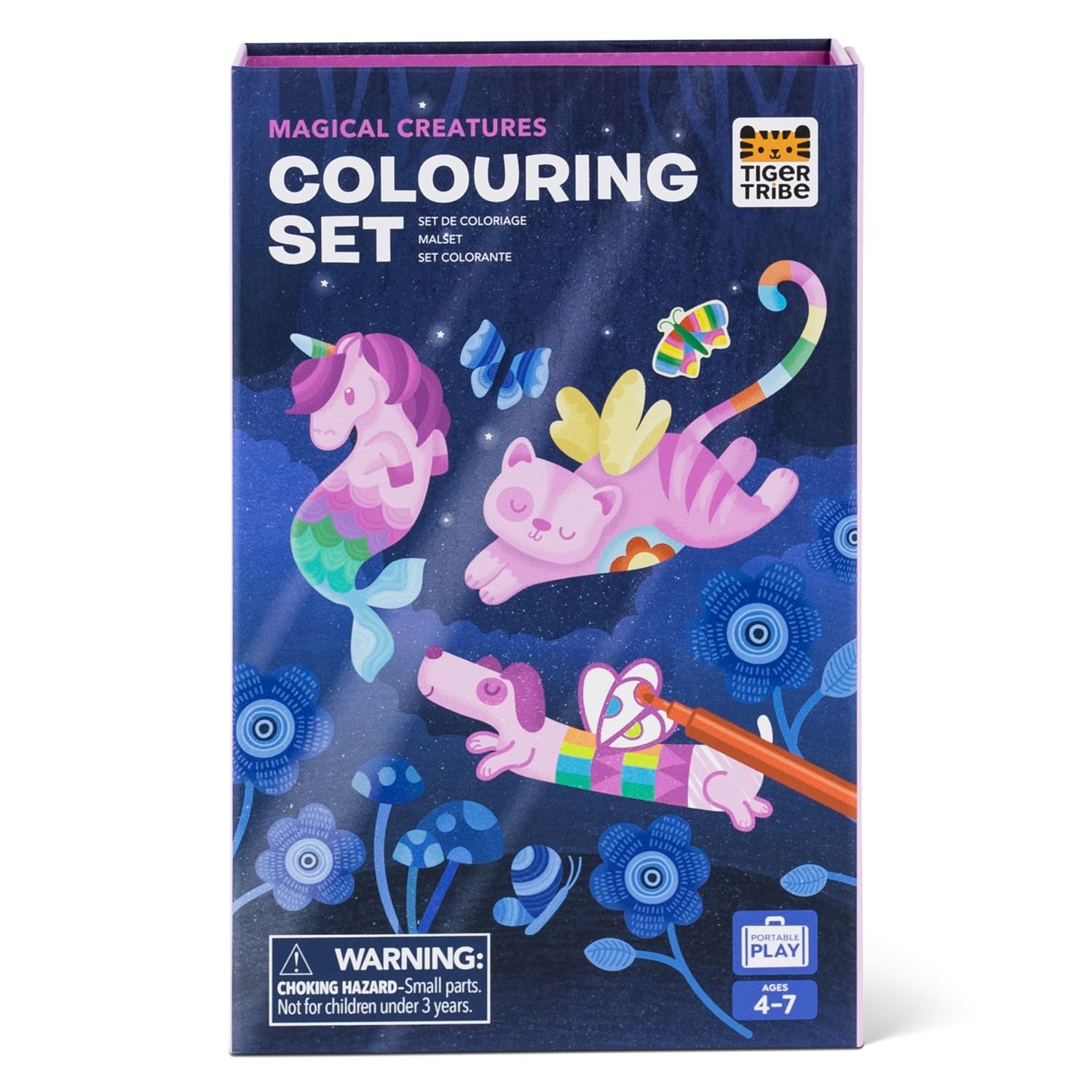 Tiger Tribe Magical Creatures Colouring Set & Drawing Set