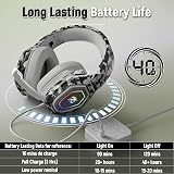Ozeino Wireless Gaming Headset 2.4GHz 40H Battery PS5 PS4 PC USB Type-C view 3