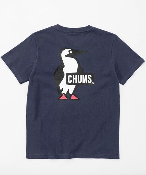 Amazon Chums チャムス Booby Logo T Shirt バックプリント ブービーロゴ Tシャツ Ch01 1244 Xlサイズ Navy Tシャツ カットソー 通販
