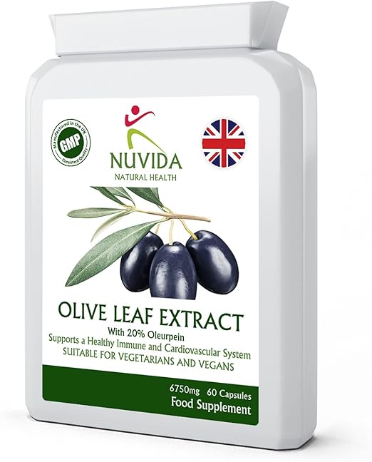 Olive Leaf Extract Capsules with 20 Oleuropein / 60 Olive Leaf