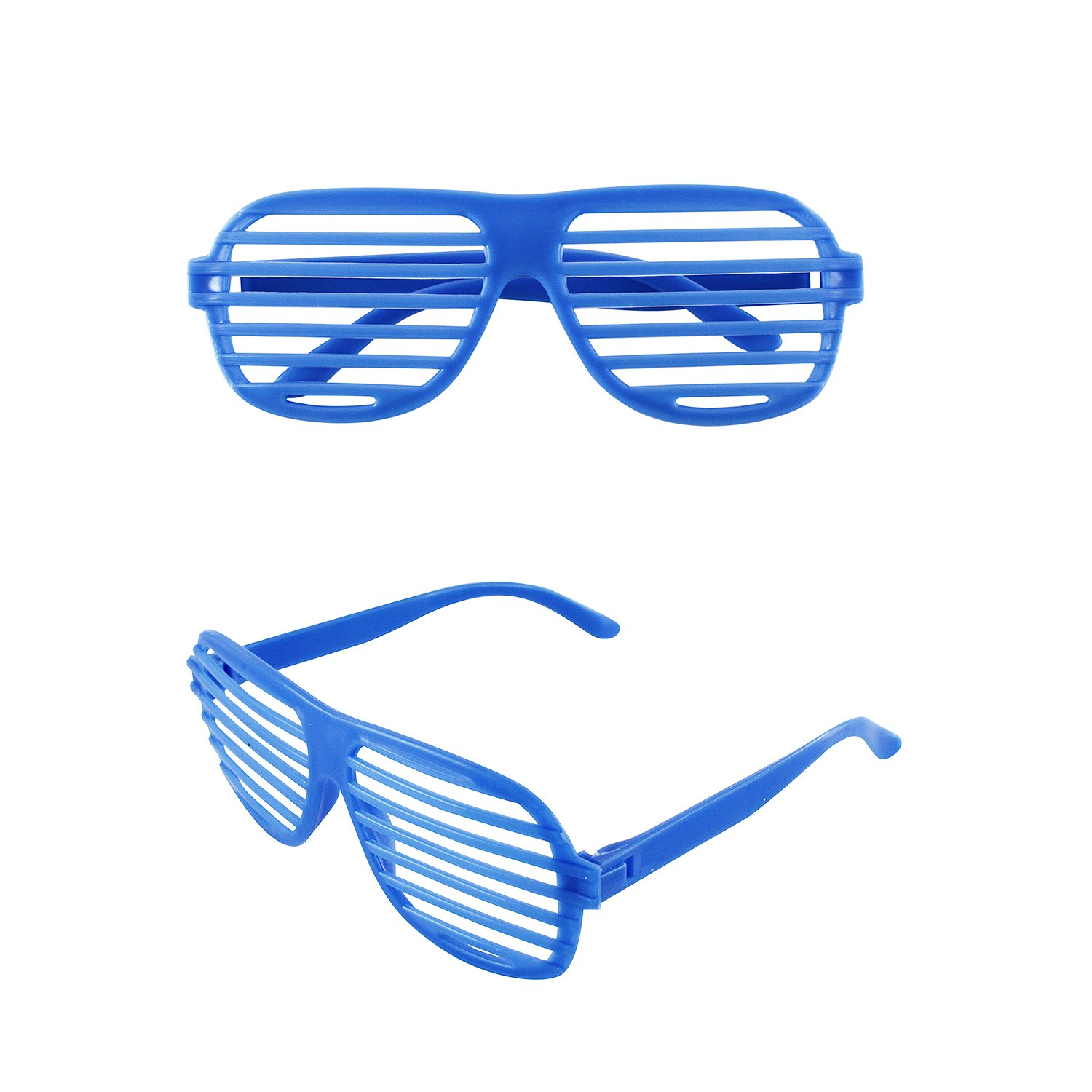 12 Pairs of Plastic Shutter Glasses Shades Sunglasses Eyewear Party