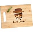 Breaking Bad Engraved Bamboo Wood Cutting Board with Handle Funny Gift for Father's Day Birthday Christmas Charcuterie Cheese Tray 13 x 9.5"