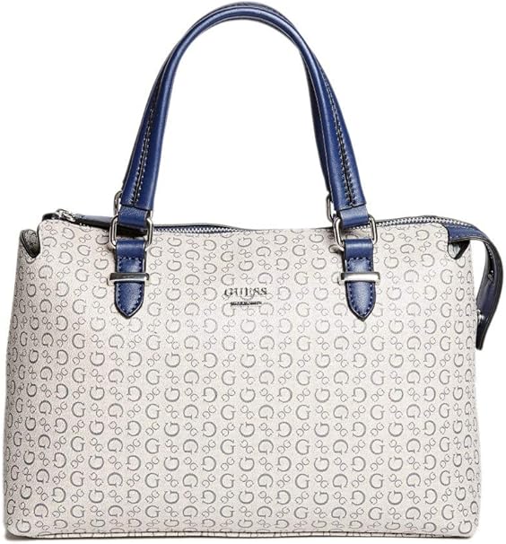 guess navy handbag