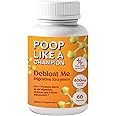 Poop Like a Champion Bloating Relief Digestive Enzymes, Probiotic Powered Capsules to Support Digestive Health and Gas Relief, 60 Capsules