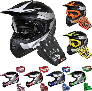 Casque quad avec visière Clearance