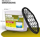 UR CHOICE 500ml Dehumidifier 10 Pack Moisture Absorber Damp Mould Condensation view 2