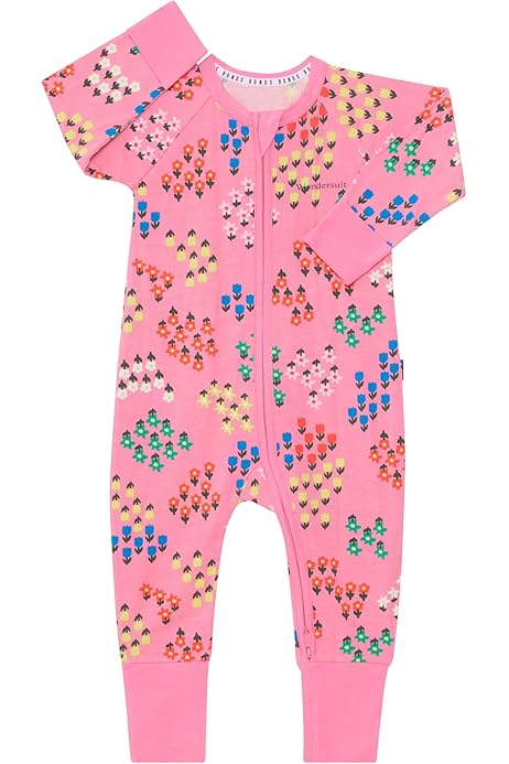 Bonds Baby Zippy Cotton Blend Zip Wondersuit Print P7v Bonds