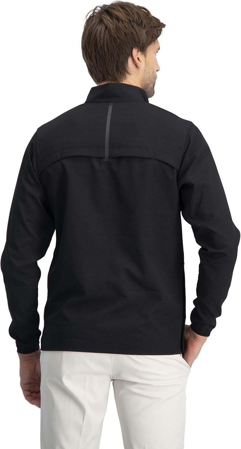 Mens Windbreaker Jackets - Half Zip Golf Pullover Wind Jacket - Vented, Dry Fit : Clothing