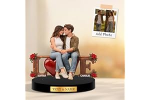 Custom Couple Cartoon Acrylic Desktop Decoration - Personalized Photo Stereoscopic Effect Cartoon Desktop Accessories, Ideal 