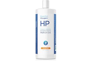Essential Oxygen Food Grade Hydrogen Peroxide 3%, Natural Cleaner, Refill, 32 Fl Oz