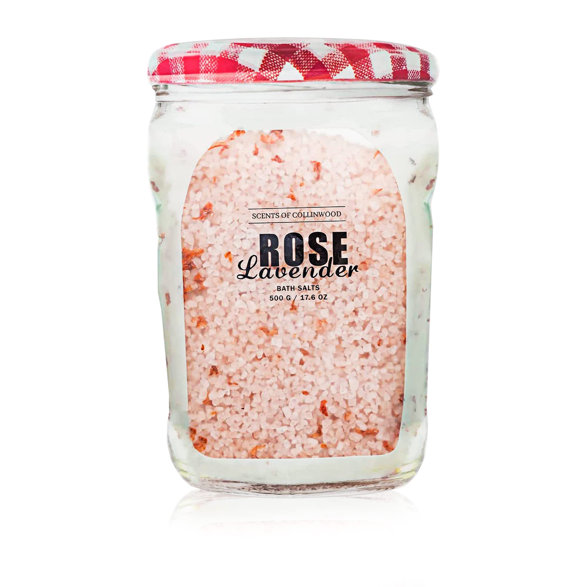 Scents of Collinwood - Wonderful Lavender Rose Scent 500g Bath Salts - Foot Soak or Bath Soak to Help Relax Muscles and Relieve Stress