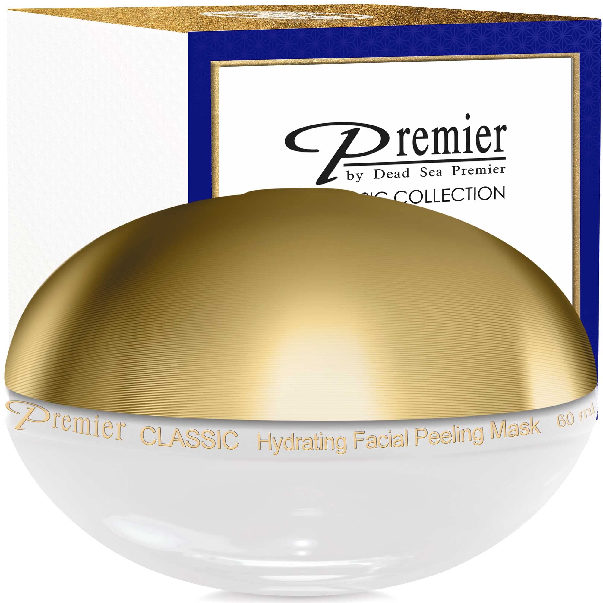 Premier Dead Sea Refining Facial Peeling Gel – Soft & Gentle Face Scrub, Classic Collection, Exfoliating Mask, 2.04 fl oz