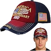 United States 250th Anniversary USA Hat 1776-2026 Patriotic Baseball Cap America 250 Year Anniversary Hat Gift for Men
