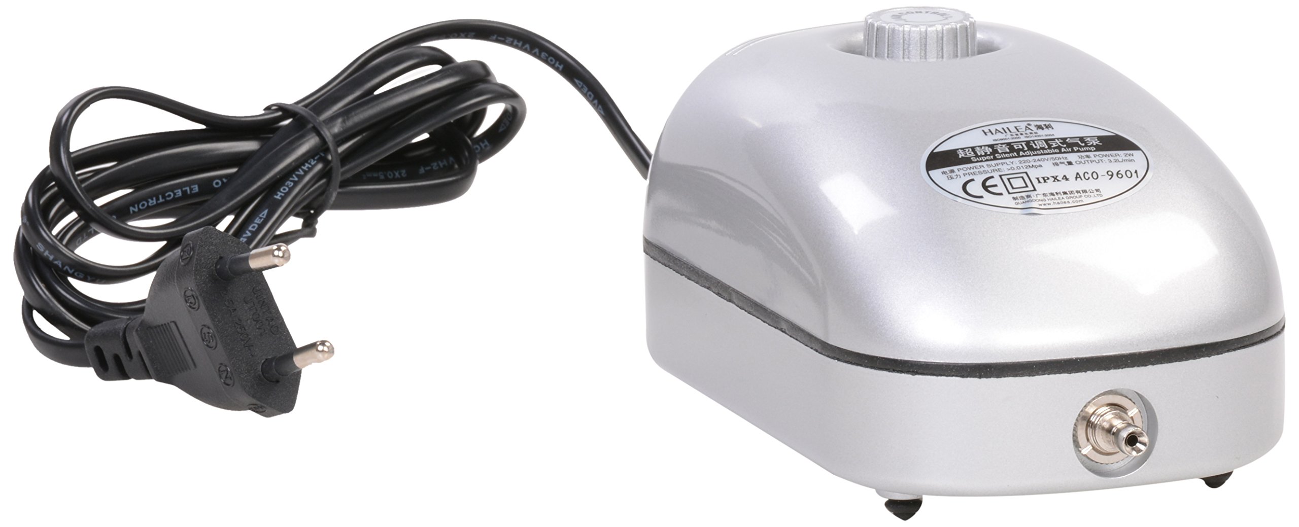 Hailea Aco 9601 Air Pump 2 Watt 3.2 l/m Max. Pressure 1.2 m