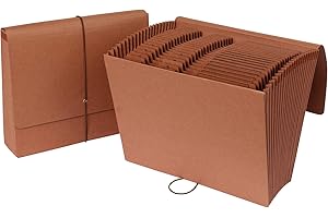 Pendaflex 21 Pocket A-Z Expanding File, Letter Size, Red Rope (75711)