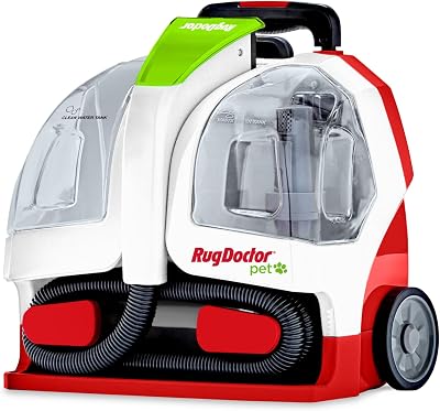 Rug Doctor 93407 Pet Portable Spot Carpet Cleaner Red/White