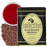 Harney & Sons Raspberry Herbal | 8 Oz Loose Leaf Tea