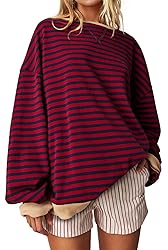 UEU Womens Oversized Long Sleeve Sweatshirts Color