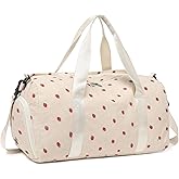 BLUBOON Duffle Bag Girls Kids Cute Gym Bag with Shoes Compartment & Wet Separation Waterproof Sports Overnight Travel Bag