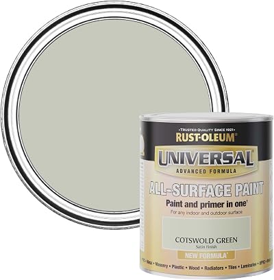 Rust-Oleum Universal Paint & Primer Satin Cotswold Green 750ml