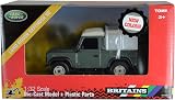 Britains 1:32 Green Land Rover Defender 90 With Canopy Toy Vehicle view 6
