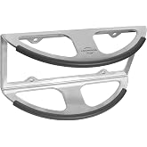4Bumpers Prime+ The Best Solid Steel License Plate Frame Bumper Protector (Silver)