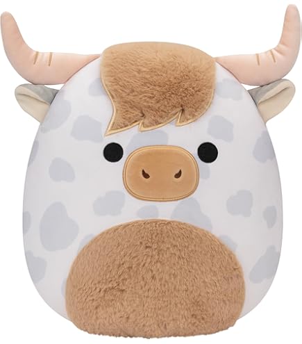 Squishville By Original Squishmallows Cow Squad Peluche - Quattro - Foto 14