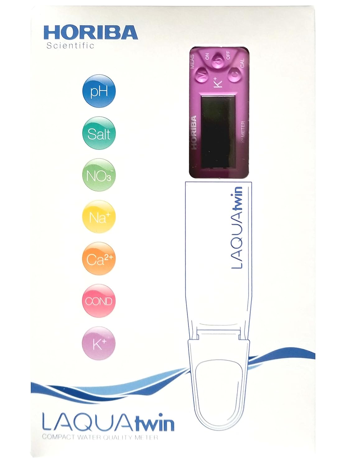Horiba Potassium LAQUAtwin K11 Pocket Tester ; Range 39 to 3900 ppm Water Quality