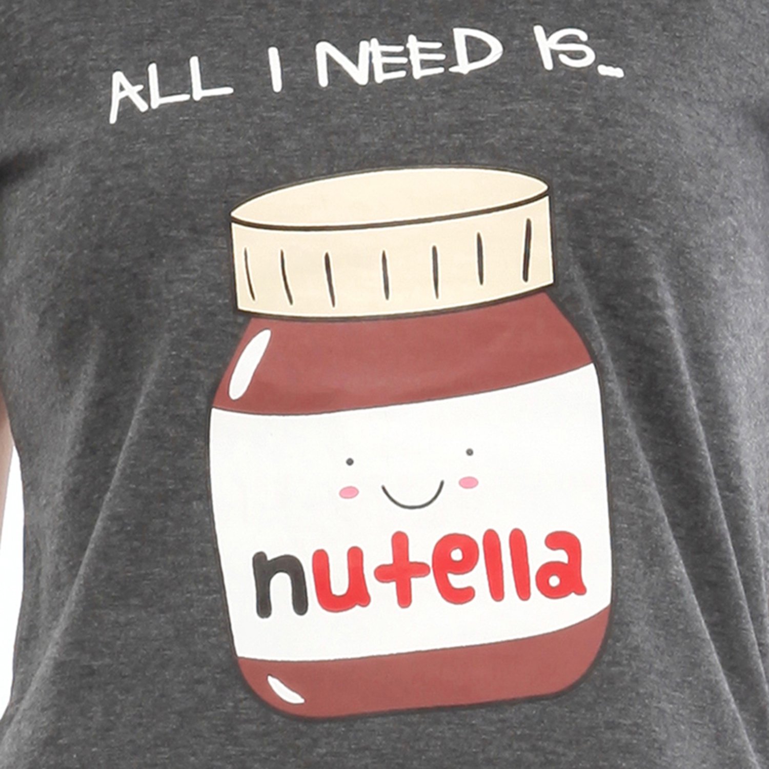 nite flite all i need is nutella cute cotton pajama set