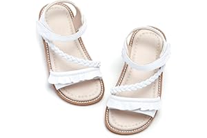 GINFIVE Toddler Girls Sandals Little Girls Kids Summer Shoes Toddler Sandals