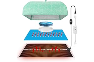 WEISHAN Resin Heating Mat with Cover Timer, Fast Resin Curing Mat, Epoxy Heater Silicone Heat Pad Drying Machine