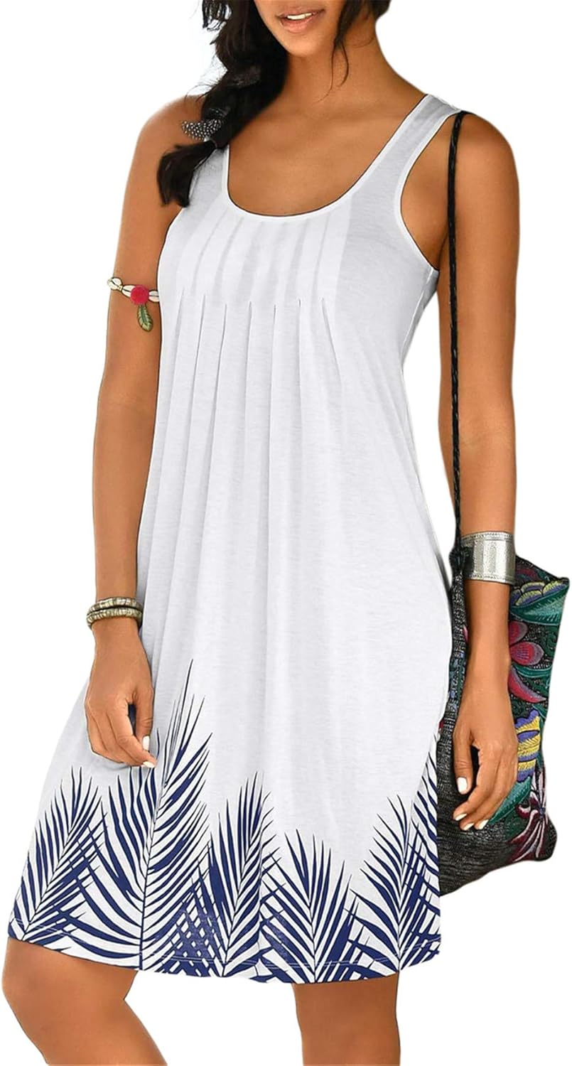 plain white sundress