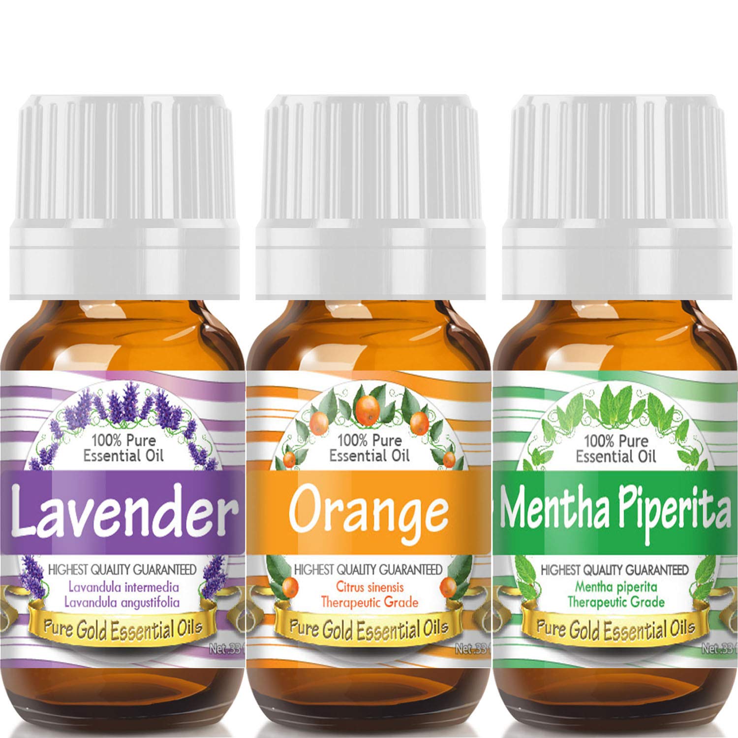 Pure Gold Pure Gold Essential Oils 3 Set Includes