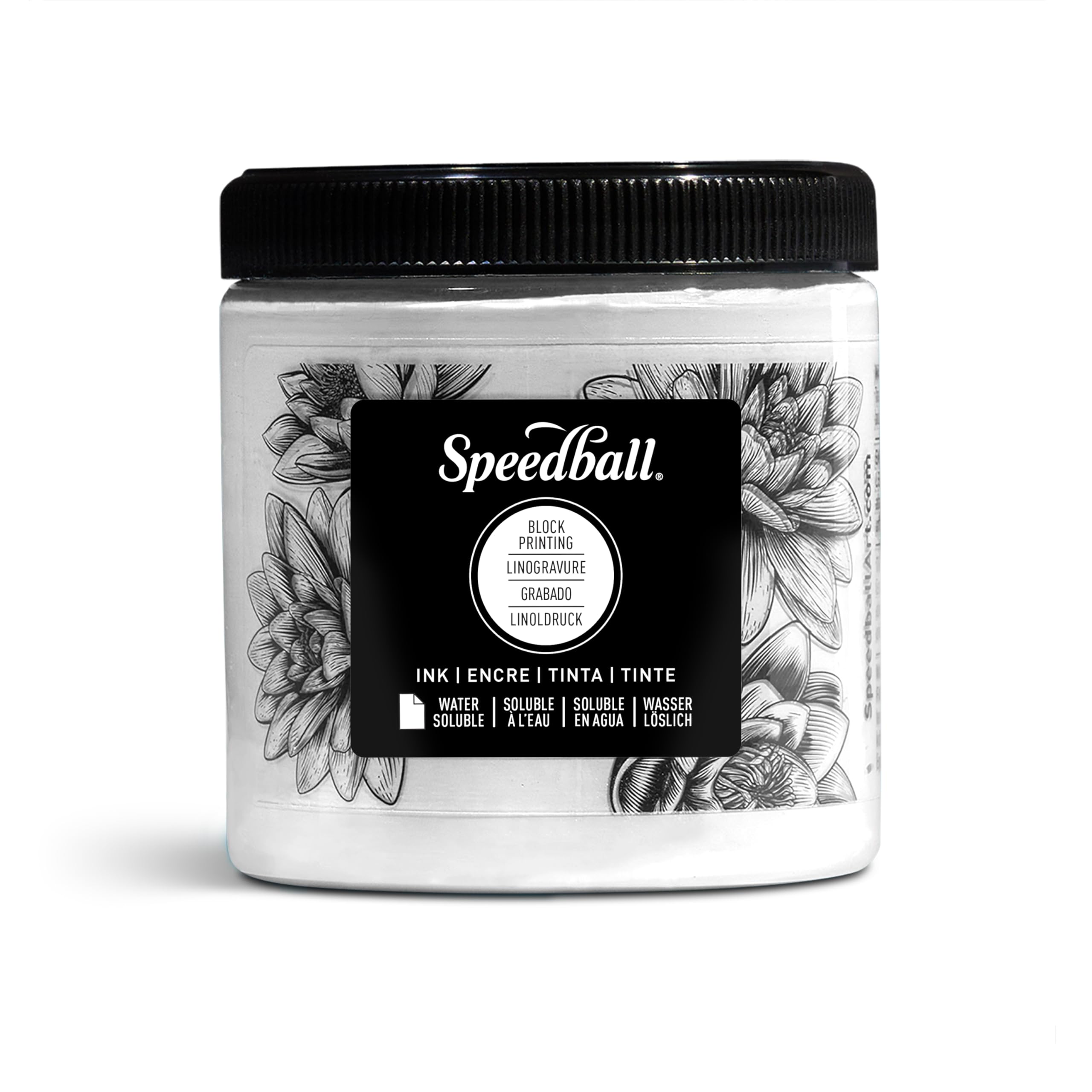 8 oz. Water-Soluble Block Ink White