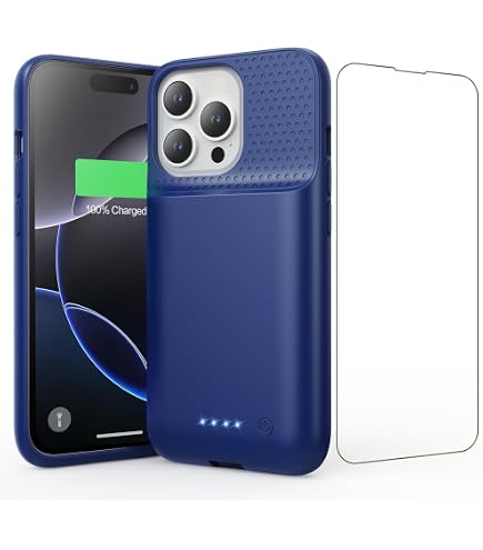 Amazon.com: Battery Case iPhone 16 Pro, Upgraded 10000mAh