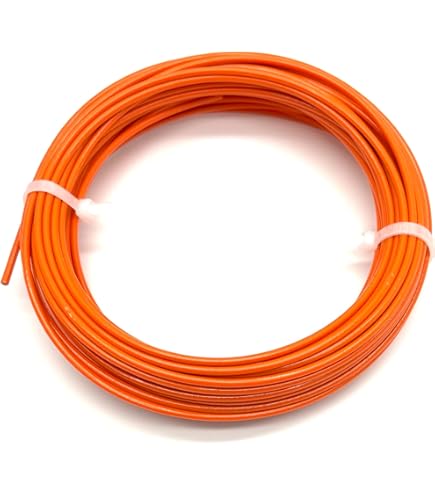 PAオレンジ Pambina ImpEx Orange Vinyl Coated Galvanized, 7x19 Steel