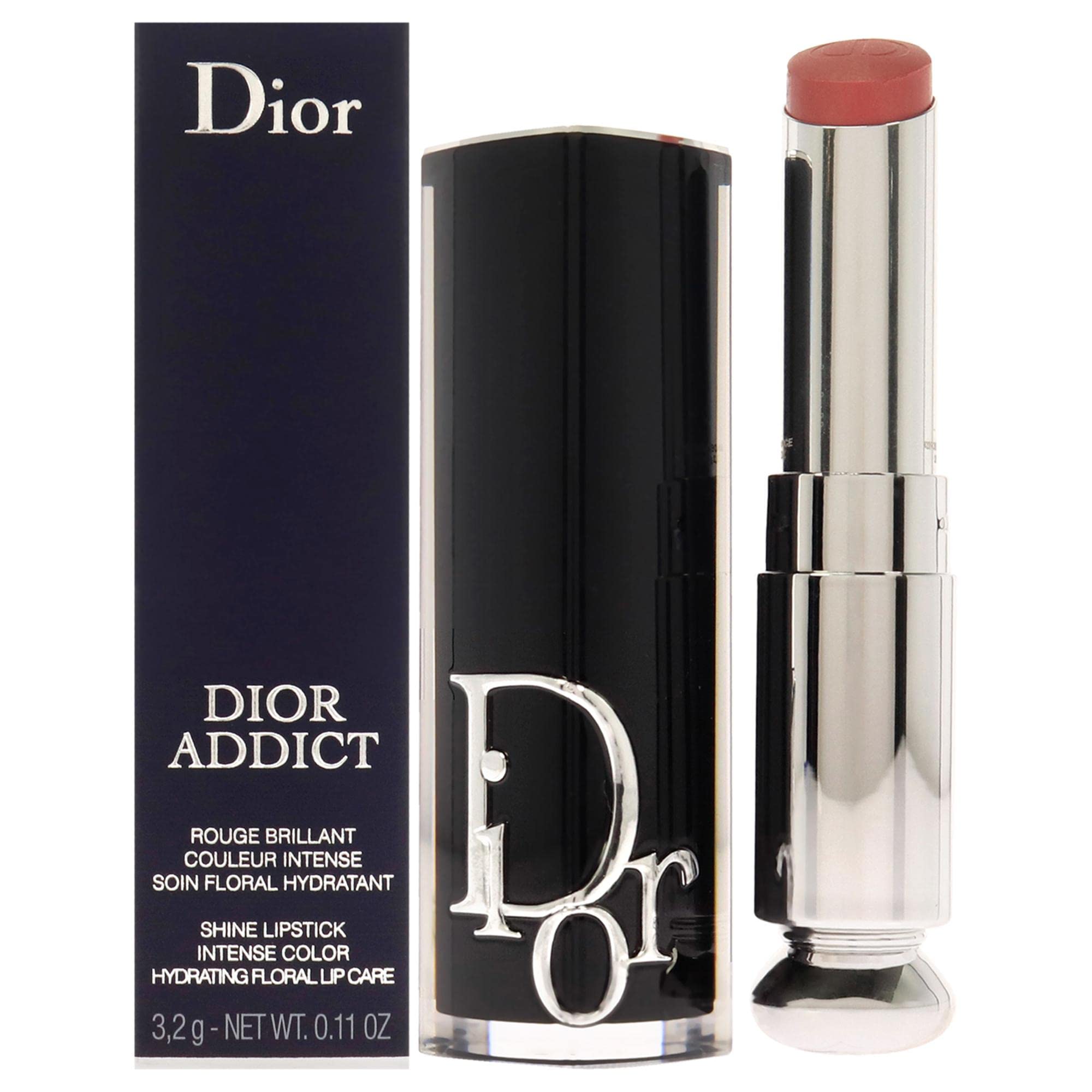 Photo 1 of Dior Christian Addict Hydrating Shine Lipstick - 422 Rose Des Vents Lipstick (Refillable) Women 0.11 oz