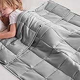 Weighted Blanket Kids (36"x48" 5lbs),Ultra Soft and Cozy Cooling Weighted Blanket Kids,Heavy Blanket with Machine Washable Soft Blanket, Stone Grey