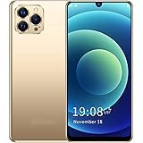 i12 Pro MAX Unlocked Smartphone, 6.26in HD Screen Mobile Phone, 1+8G Dual Sim Cell Phone for Android 8.1 Gold(US)