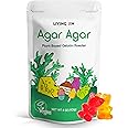 Agar Agar Powder (4oz) Vegan Gelatin Substitute, 100% Natural Red Algae, Gluten-free, Non-GMO, 100%, Sugar-free, Halal, Desse